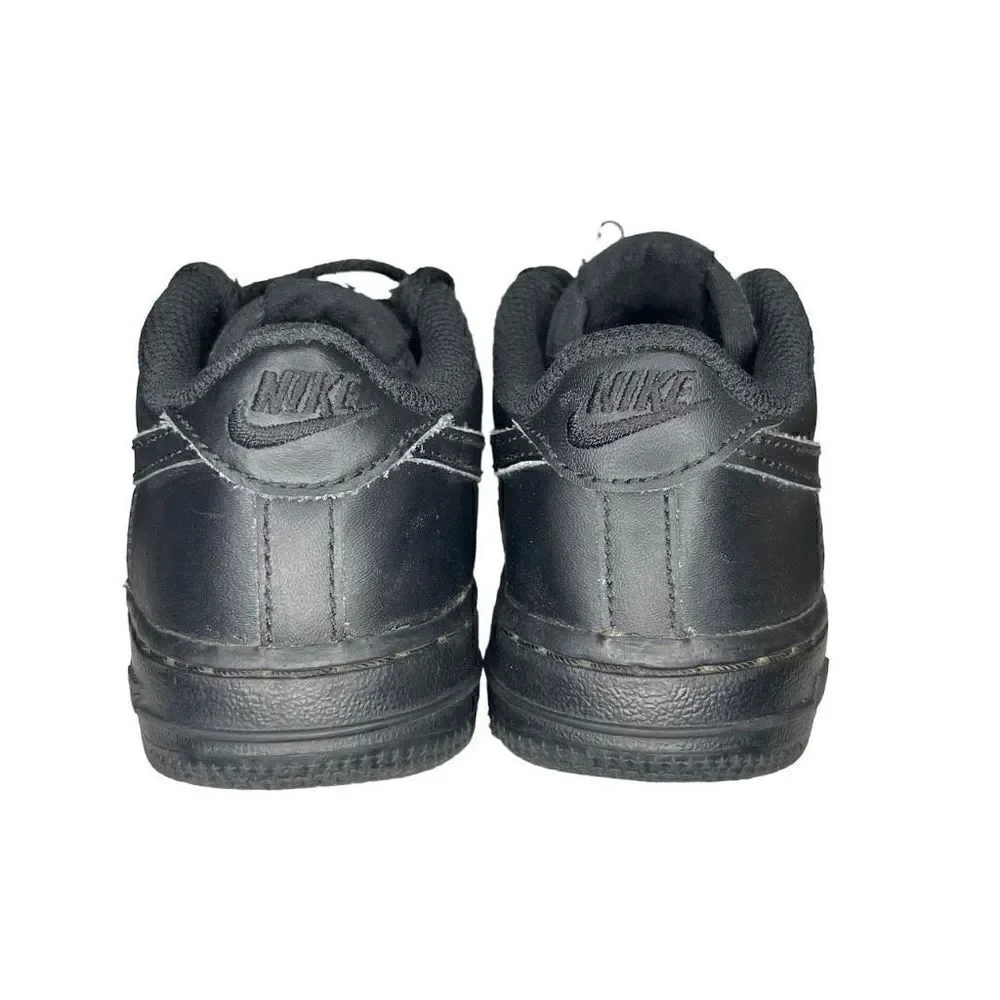 Nike Air Force 1 Triple Black 314194-009 Toddler Shoes Unisex - Size 10C